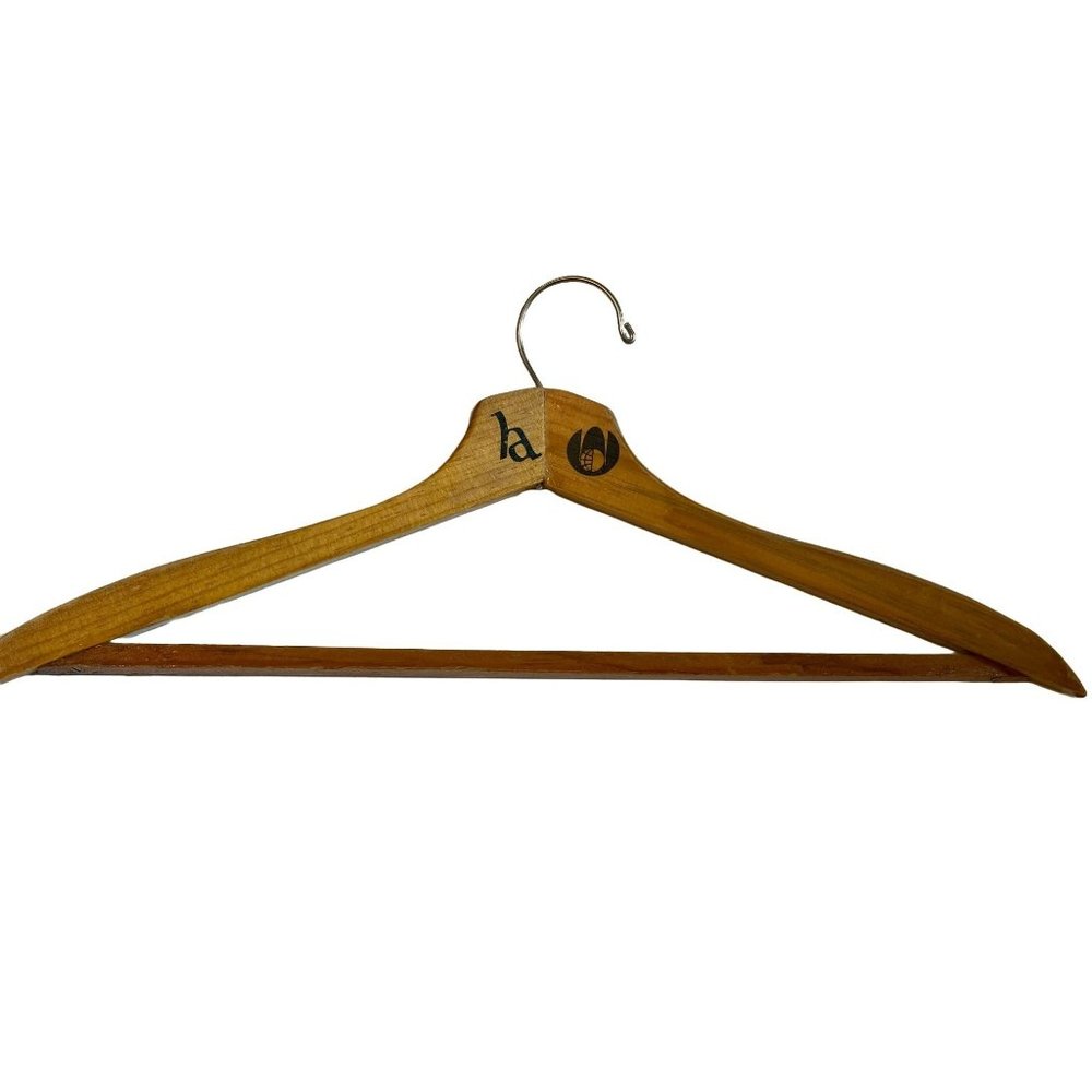Vintage wooden hanger photo prop display